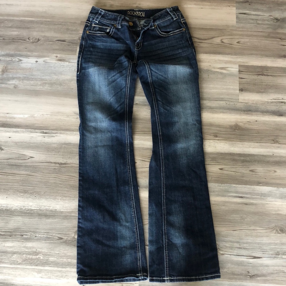 COPY - Women’s rock & roll cowgirl low rise jeans